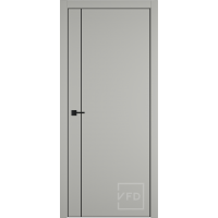 Дверь VFD Basic 1V Emalex Taupe ABS BLACK