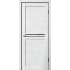 Дверь Fly Doors LA STELLA 237 Бетон светлый (Стекло черное)