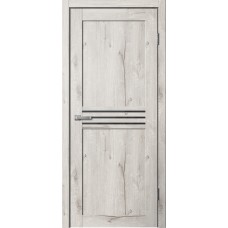 Дверь Fly Doors LA STELLA 237 Дуб арктик (Стекло черное)
