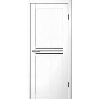 Дверь Fly Doors LA STELLA 237 Ясень белый (Стекло черное)