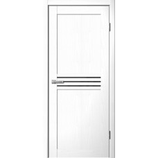 Дверь Fly Doors LA STELLA 237 Ясень белый (Стекло черное)