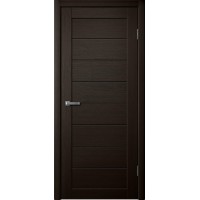 Дверь Fly Doors LA STELLA 242 Дуб мокко (Стекло черное)