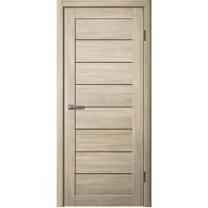 Дверь Fly Doors LA STELLA 242 Ясень латте (Стекло черное)