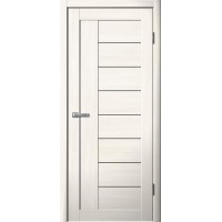 Дверь Fly Doors LA STELLA 201 Ясень Снежный (Стекло черное)