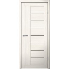 Дверь Fly Doors LA STELLA 201 Ясень Снежный (Стекло черное)