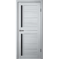 Дверь Fly Doors LA STELLA 202 Ясень Пепельный (Стекло черное)