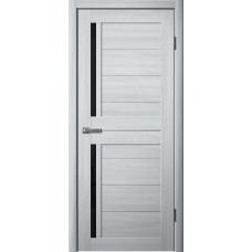 Дверь Fly Doors LA STELLA 202 Ясень Пепельный (Стекло черное)