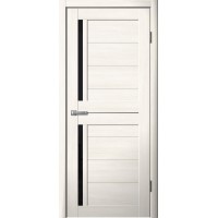 Дверь Fly Doors LA STELLA 202 Ясень Снежный (Стекло черное)