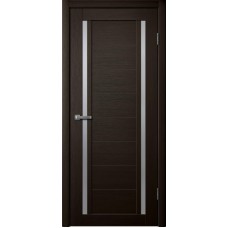 Дверь Fly Doors LA STELLA 203 Дуб мокко (Стекло сатин)