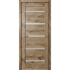 Дверь Fly Doors LA STELLA 206 Дуб пацифик (Стекло сатин)