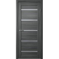 Дверь Fly Doors LA STELLA 206 Ясень графит (Стекло сатин)
