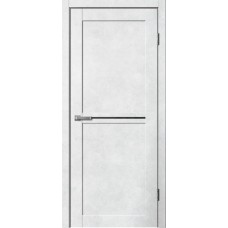 Дверь Fly Doors LA STELLA 238 Бетон светлый (Стекло черное)