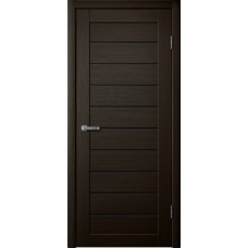 Дверь Fly Doors LA STELLA 262 Дуб мокко (Стекло черное)