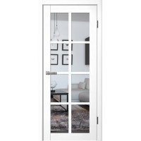 Дверь Fly Doors LA STELLA 271 Ясень белый (Зеркало)