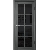 Дверь Fly Doors LA STELLA 271 Ясень графит (Стекло черное)