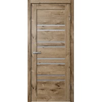 Дверь Fly Doors LA STELLA 282 Дуб пацифик (Стекло сатин)